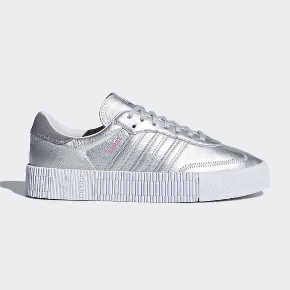 New adidas samba rose silver sneakers - Picture 3 of 12